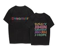 Dolpind Kpop BTS Persona Love Yourself Camiseta Suga Jungkook Jimin V Rap Monster, XXXL, Negro