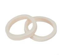 Dolvitrny 2 esponjas de espuma para horquilla para anillo para suspensión delantera, limpiador de aceite compatible con horquillas, color blanco, 30-40 mm de diámetro interior (32 mm)