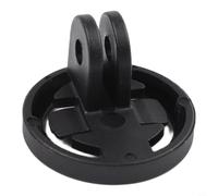 Dolvitrny Adaptador de montaje para computadora de bicicleta para Garmin Quarter Turn to Connector, base de soporte GPS de ciclismo ABS y soporte de luz de manillar (A)