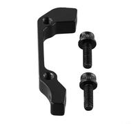 Dolvitrny Adaptador de pinza de freno de disco IS a soporte de montaje de poste para, aleación de aluminio de aviación, montaje de freno delantero y trasero, 140 mm, 160 mm, 180 mm, 203 mm (F180/R160)