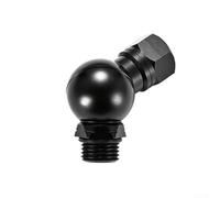 Dolvitrny Adaptador giratorio de 360 grados para regulador de buceo, conector UNF de aleación CNC de 9/16 a 18, reduce el arrastre de la manguera para la segunda etapa