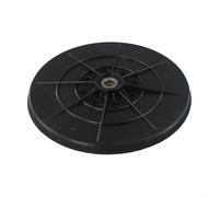 Dolvitrny Almohadilla de respaldo para lijadora de paneles de yeso de 215 mm con 8 agujeros para extracción de polvo, disco de lijado de esponja dura para cable Porta y lijadoras sin polvo, rosca de 6