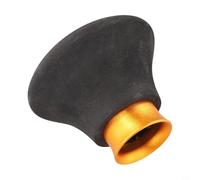 Dolvitrny Almohadilla para caña de pescar en barco, cojín de EVA + tapa de extremo de caña de aleación de aluminio para soporte de pesca en el mar, cubierta antideslizante y absorbente de impactos