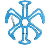 Dolvitrny Almohadilla para casco para ciclistas y motociclistas con capa cómoda de silicona y arquitectura ventilada (tarjeta azul)