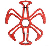 Dolvitrny Almohadilla para casco para ciclistas y motociclistas con capa cómoda de silicona y arquitectura ventilada (embalaje rojo)