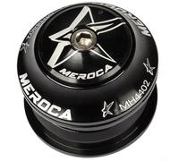 Dolvitrny Auriculares de bicicleta de 44 mm con rodamiento integrado para horquilla recta de 28.6 mm, aleación de aluminio MTB Road Bike Headset 1-1/8 pulgadas con rodamientos sellados (negro)