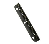 Dolvitrny Bisagra ovalada para gabinete, caja de madera, baúl de joyería y armario, bisagra de aleación de zinc vintage de 65 mm de largo con diseño lateral estrecho (65 mm, 90 mm, 6 g)