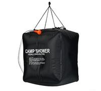 Dolvitrny Bolsa de ducha portátil con calefacción solar de 40 L para camping, senderismo, manguera extraíble y cabezal de ducha de encendido/apagado, ducha impermeable de PVC de bajo consumo para