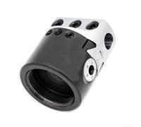 Dolvitrny Cabezal de mandrinar de 2 pulgadas para soporte de barra de mandrinar para fresadora, reemplazo de cabezal de mandrinado, herramienta de perforación ajustable para fresadora CNC, 0,01 mm