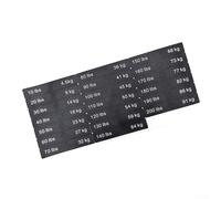 Dolvitrny Calcomanías de peso para equipo de gimnasio, etiqueta de peso de máquina de fitness, etiqueta de peso de 10 a 350 libras, calcomanía de material de polipropileno para una calcomanía duradera