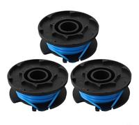 Dolvitrny Carretes de repuesto RAC125 para Ryobi-RLT1830H13, RLT1825LI, OLT1831S - Línea trenzada de 1.6 mm, alimentación automática, cambio sin herramientas, cabezales de recortadora de césped