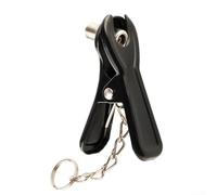 Dolvitrny Clip de bomba de bicicleta, cabeza de válvula de metal para válvula de madera/Dunlop, adaptador de boquilla de compresor de aire seguro para manguera del Reino Unido, accesorio de inflador