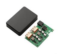 Dolvitrny Controlador de carga solar USB dual de 12 V a 30 V, regulador de voltaje de entrada, convertidor reductor de salida de 5 V 3 A, módulo de alimentación de alta eficiencia para teléfono móvil