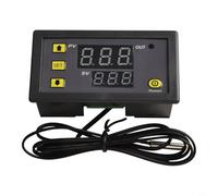 Dolvitrny Controlador de termostato digital LED DC 12V con sensor, módulo de control PLC, digital para interruptor de relé para 12V -50~120°C