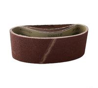 Dolvitrny Correas de lijado de 75 x 457 mm, grano mixto 40, 60, 80, 120, paño de resina de 3 x 18 pulgadas para lijadora, correa de pulido de metal y accesorios de molienda de madera