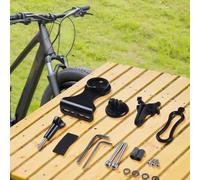 Dolvitrny Elevador de vástago de bicicleta de carbono 3K para Garmin Edge | Soporte de bicicleta de perfil bajo, para soporte de computadora de bicicleta aerodinámica, Extensión de manillar para GPS