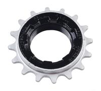 Dolvitrny Engranaje de bicicleta de una sola velocidad, piñón de rueda libre de acero 12T 16T para bicicleta eléctrica Fixie Track E-Bike, métrico y para rosca imperial, parte trasera compatible con