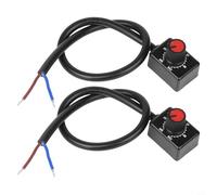 Dolvitrny Interruptor de atenuación LED, módulo de atenuación de 0 a 10 V para CC para controlador de atenuación pasivo de bajo voltaje, control de luz regulable compacto de 1 a 10 V con IP45 (2