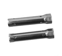 Dolvitrny Juego de llaves de tubo de fontanería, 2 llaves de lavabo de acero inoxidable para grifo, colador de drenaje y accesorios de tubería, llave de tubo ajustable para espacios reducidos y