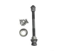 Dolvitrny Kit de eje trasero con rodamiento de bolas Novatec de 135 mm | Repuesto de acero para bolsas de ciclismo de montaña y alforjas accesorio con bolas y opción de cubierta para una fácil