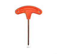 Dolvitrny Mango en T para juego de destornilladores Torx (para T6/T8/T15) para reparación de electrónica, computadora y pequeños electrodomésticos, eje de acero, mango ABS, herramienta compacta de 122