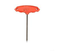 Dolvitrny Mango en T para juego de destornilladores Torx (para T6/T8/T15) para reparación de electrónica, computadora y pequeños electrodomésticos, eje de acero, mango ABS, herramienta compacta de 122