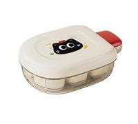 Dolvitrny Mini bandeja de silicona para cubitos de hielo con diseño de presión para liberar, hielo cuadrado flexible, compacto y antiadherente para batidos, fiestas y uso doméstico (blanco)