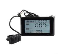 Dolvitrny Pantalla LCD S900 para bicicleta eléctrica y scooter eléctrico, computadora de ciclo de 24 V-72 V con protocolo UART, monitor de potencia, cuentakilómetros, nivel