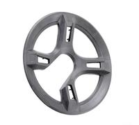 Dolvitrny Protector de plato de bicicleta de 42 dientes, cubierta de cadena de plástico con fijación de 4 agujeros, protege contra los desechos para MTB, espacio de 9,7 a 10,7 cm, fácil instalación (B