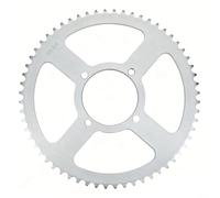 Dolvitrny Rueda de cadena de acero para bicicleta eléctrica todoterreno Tuttio Soleil 01, piñón de paso grande 60T, engranaje de disco dentado de acero resistente, piezas de modificación