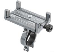 Dolvitrny Soporte de teléfono de aleación de aluminio para bicicletas con base giratoria de 360 grados y junta de inclinación de 180 grados para una configuración de visualización personalizable (B)