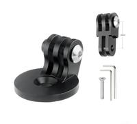 Dolvitrny Soporte para cámara de acción para bicicleta, adaptador de perno de aleación de aluminio de 28,6 mm, accesorio de vástago de horquilla MTB Road