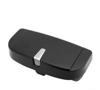 Dolvitrny Soporte para gafas de sol para visera de coche con estuche de almacenamiento para gafas y organización interior del coche (negro)
