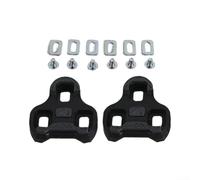 Dolvitrny Tacos de bicicleta de carretera compatibles con Look for Keo, clips de pedal flotante de 9 grados con base de goma antideslizante para poliamida duradera (plata)