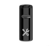 Dolvitrny Tarro de almacenamiento de herramientas de reparación de bicicletas, botella sellada PP mejorada, funda portátil de 195 x 74 mm para herramientas de ciclismo y tubos internos, jaula de