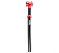 Dolvitrny Tija de sillín de bicicleta de suspensión hidráulica que absorbe los golpes, rebote ajustable, compatible con soportes de sillín de 27,2 mm, 30,4 mm, 30,8 mm, 31,6 mm (27,2 x 350)
