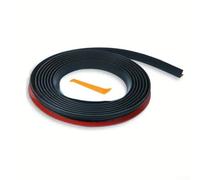 Dolvitrny Tira de sellado flexible de goma para coche, 4 m, 7 formas, resistente a la intemperie, para reducción de ruido y aislamiento acústico, compatible con coches, SUV, camiones, campistas
