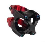 Dolvitrny Vástago de manillar de aleación de aluminio compacto con perfil CNC acampanado para soportar una posición de conducción agresiva y capacidad de respuesta (negro) 2