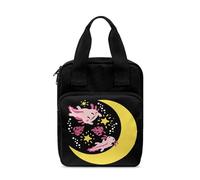 Dolyues Fundas para la Biblia para mujeres y hombres, funda de transporte de libros de la Biblia, bolsa protectora de la Biblia con bolsillo con cremallera y asa, Kawaii Axolotls