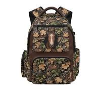 Dolyues Mochila de coche para niños de 10 a 12 años, ligera, para escuela primaria, mochila con estampado de rayas para niños de 4º grado, Caballo camuflado, Mochilas daypack