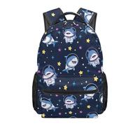 Dolyues Mochila elemental para niños de 8 a 10 años, mochila ligera de viaje de tercer grado para el regreso a clases, tiburón, Mochilas daypack