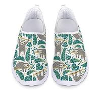 Dolyues Zapatillas de correr para mujer, ligeras, con cordones, talla 35 EU 45 EU, Diseño de ranuras, 40 EU