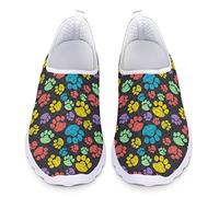 Dolyues Zapatillas de correr para mujer, ligeras, con cordones, talla 35 EU 45 EU, Dog Paw, 39 EU