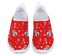 Dolyues Zapatillas de running de calle para mujer ligeras con cordones, talla 35 EU-45 EU, 41 EU