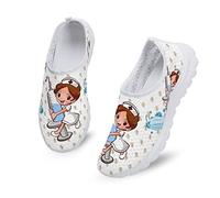 Dolyues Zapatillas de running de calle para mujer, sneakers ligeros de jogging con cordones, talla 35 EU-45 EU, 36 EU