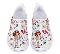 Dolyues - Zapatillas de running para mujer, zapatillas ligeras con cordones, talla 35 EU 45 EU, 40 EU