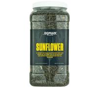 Domain Outdoor - Semilla de girasol para parcela de alimentos, 3 libras cubre 1/4 de acre, forraje de verano con alto contenido de proteínas para ciervos y aves de caza, variedad de aceite negro