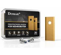 DOMAR 30 cuchillas para robot cortacésped, cuchillas y cuchillas de repuesto para Eufy E18, E15 y C15 (ancla), cuchillas Eufy y cuchillas de repuesto, incluye tornillos para cortacésped y robot de