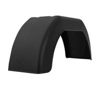 DOMAR Guardabarros Simple para Remolque 10 y 13 Pulgadas Paso de Rueda Plano de plástico 610 x 180 mm Cubierta Protectora antibarro Accesorio carrocería vehículos Ligeros