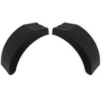 DOMAR Juego de Dos Medios Guardabarros para Remolque Izquierdo y Derecho Paso de Rueda Plano de plástico 395 x 220 mm Protector antibarro Lateral Accesorios vehículos de Carga